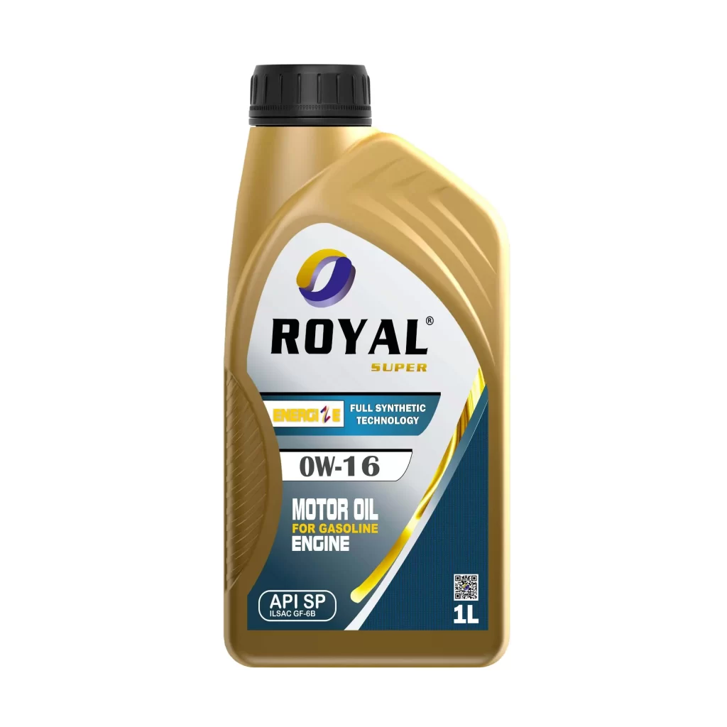 Royal Super Gasoline Engine Oil 0W-16 API SP 1 Liter - ROYAL SUPER