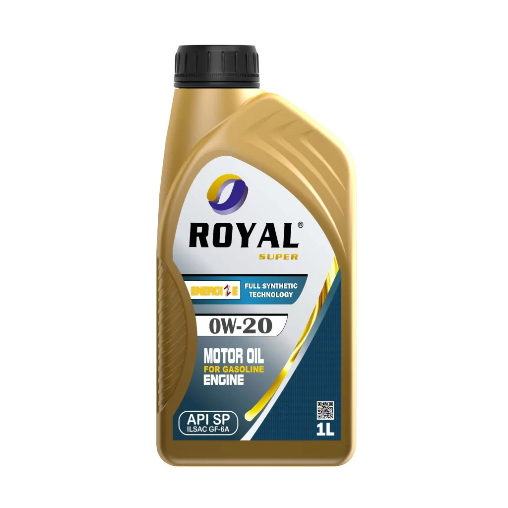 Royal Super Gasoline Engine Oil 0W-20 API SP 1 Liter - ROYAL SUPER