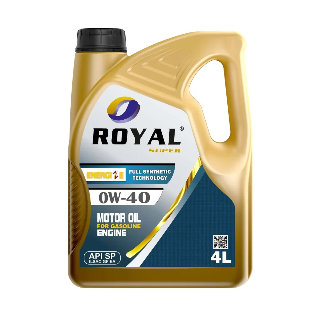 Royal Super Gasoline Engine Oil 0W-40 API SP 4 Liter