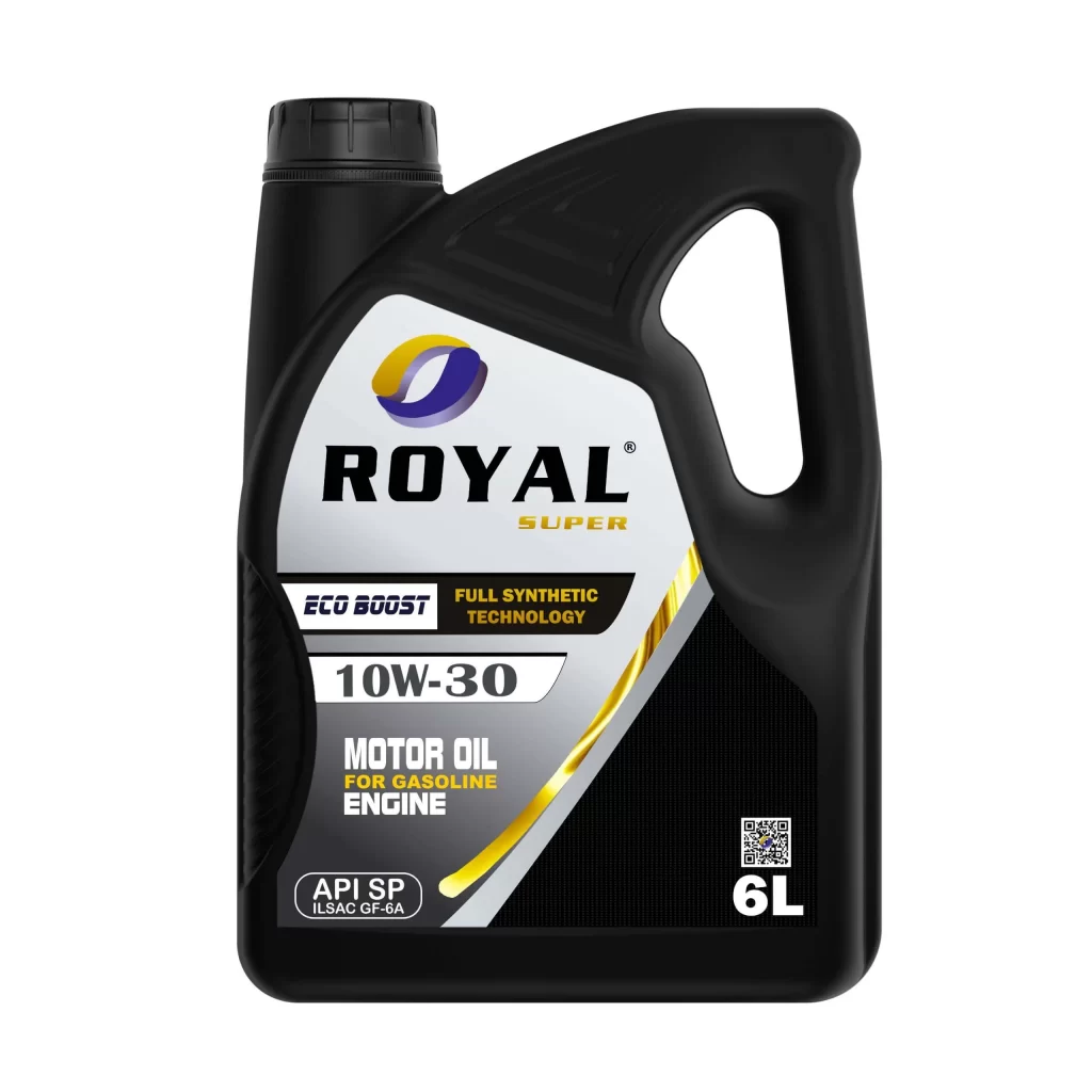 Royal Super Gasoline Engine Oil 10W-30 API SP 6 Liter - ROYAL SUPER