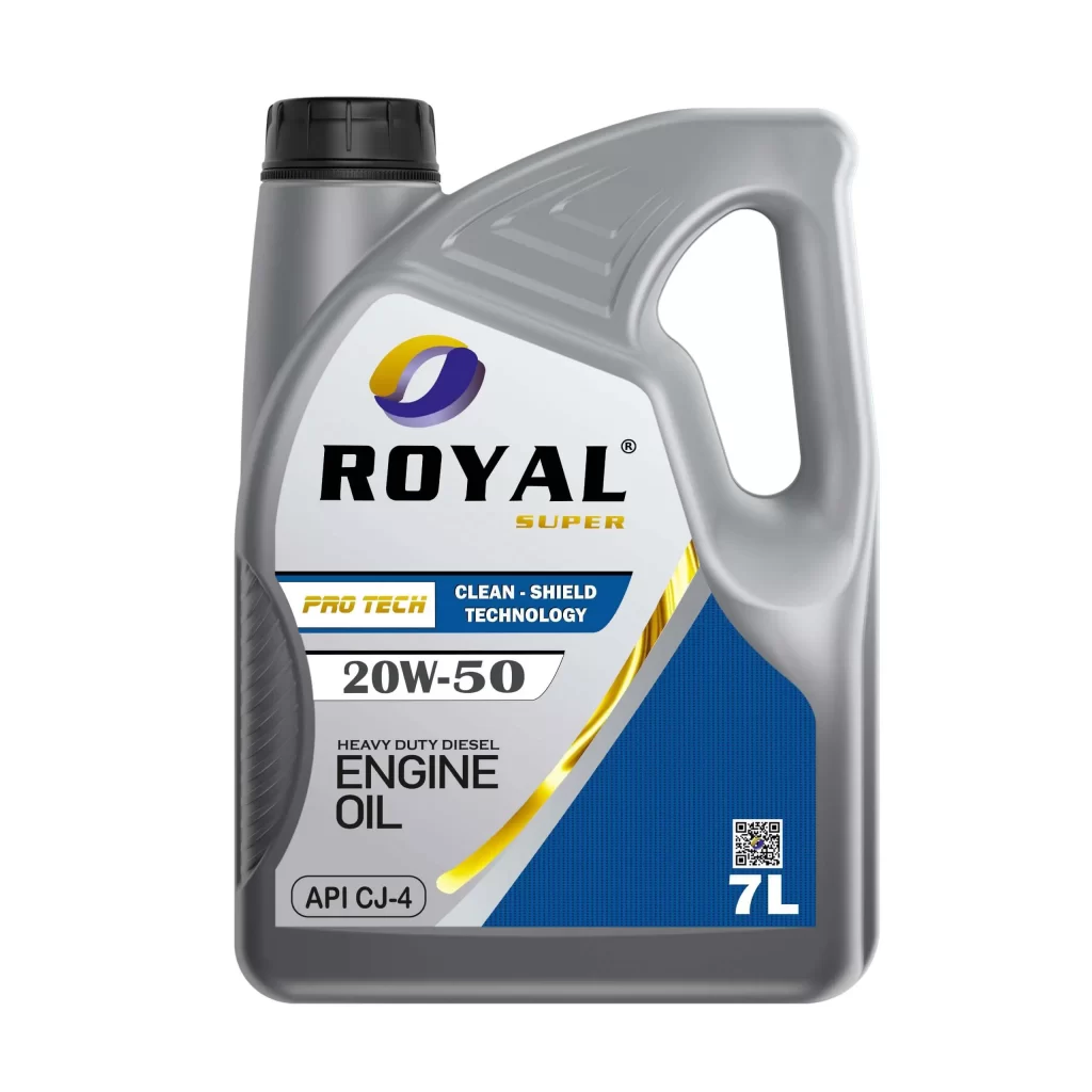 Royal Super Lubricants engine oil 20W-50 API CJ4 for Diesel Vehicle 7 ...