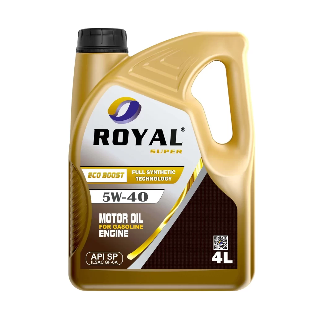 Royal Super Gasoline Engine Oil 5W-40 API SP 4 Liter - ROYAL SUPER