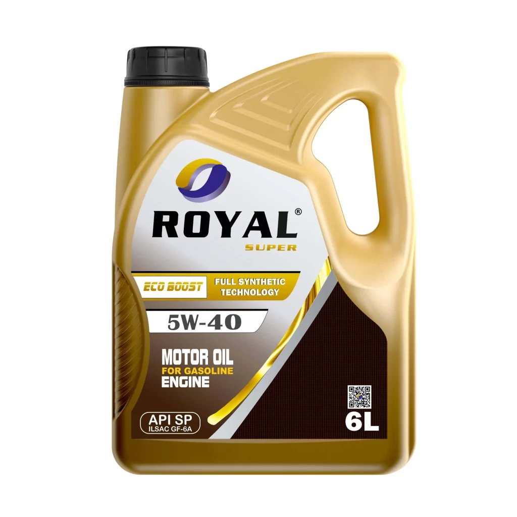 Royal Super Gasoline Engine Oil 5W-40 API SP 6 Liter - ROYAL SUPER