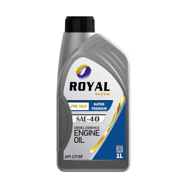 Royal Super Lubricants engine oil SAE 40 API CF/SF for Diesel Essence Vehicle 1 Liter