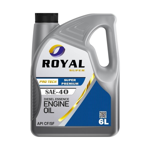 Royal Super Lubricants engine oil SAE 40 API CF/SF for Diesel Essence Vehicle 6 Liter