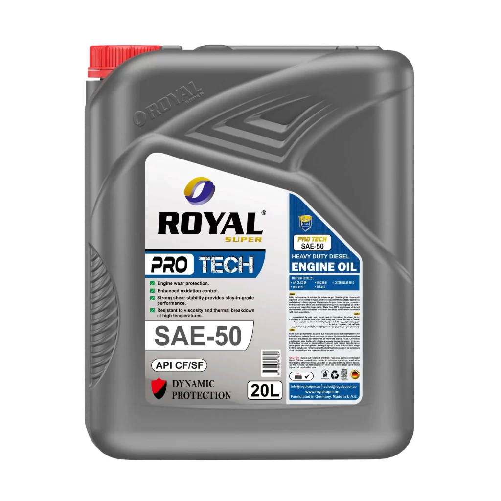 Royal Super Lubricants Engine Oil SAE 50 API CF/SF for Diesel Vehicle ...