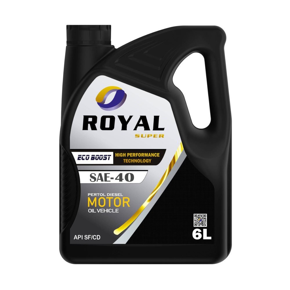 Royal Super Petrol & Diesel Engine Oil SAE 40 API SF/CD 6 Liter